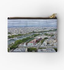 Paris from the tower Studio Pouch