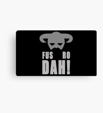 Skyrim- Fus-Ro-Dah! Canvas Print