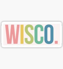 Wisconsin Rainbow Sticker