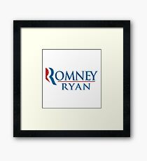 A Mitt Romney Framed Print
