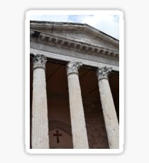 Classical temple with Corinthian columns Sticker