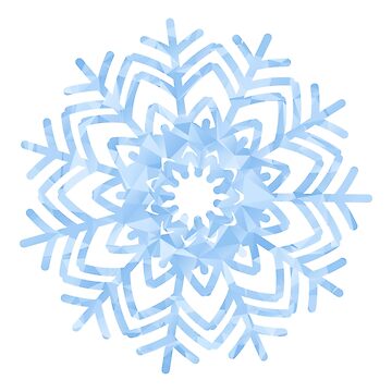 Snowflake Sticker for Sale by Dv-Design