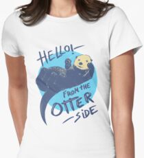 Otter Side Women's Fitted T-Shirt