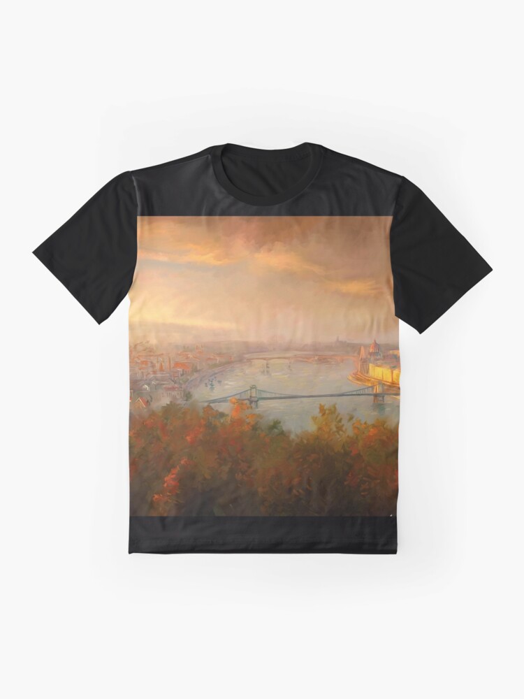 Alternate view of View of Budapest Graphic T-Shirt