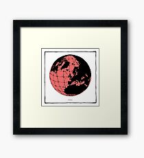 World Web (pink) Framed Print