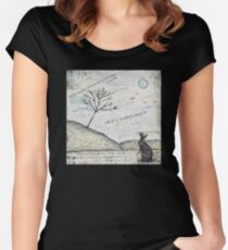 Watership Down Encaustic Women's Fitted Scoop T-Shirt