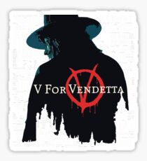 v for vendetta Sticker