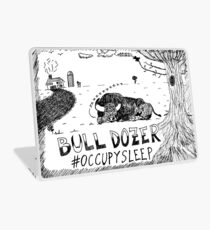 Occupy Sleep editorial cartoon Laptop Skin