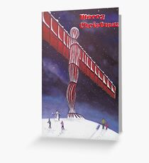 Angel of the North Christmas Greeting Card