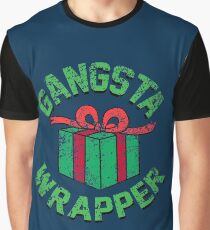 Vintage Gangsta Wrapper Design Graphic T-Shirt