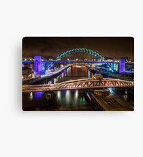 Tyne Bridges Canvas Print
