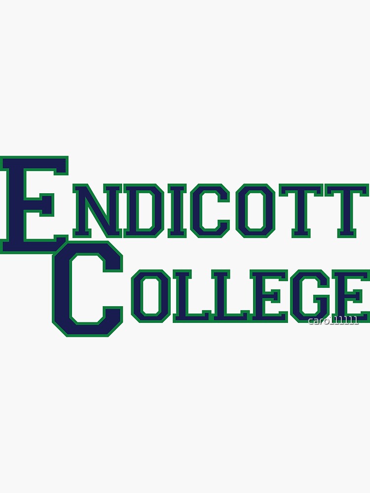 "Endicott College" Sticker by caro111111 Redbubble