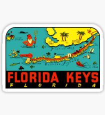 Florida Keys Vintage Travel Decal Sticker