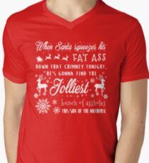 Jolliest bunch of assholes Men's V-Neck T-Shirt
