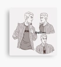 Facial expressions Canvas Print
