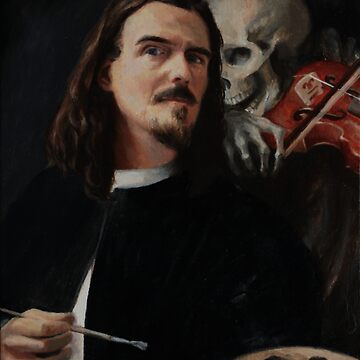 Artwork thumbnail, Not Now Death, I'm Painting by leoplaw