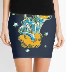 Space Cat Mini Skirt