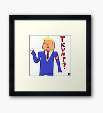 Donald Trump Meme Framed Print
