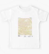 USGS TOPO Map California CA San Guillermo Mtn 295018 1991 24000 geo Kids Tee