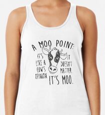 Ein MOO-Punkt Racerback Tank Top
