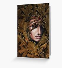 Mabon - goddess of fall Greeting Card