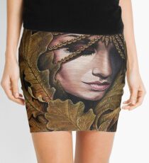 Mabon - goddess of fall Mini Skirt