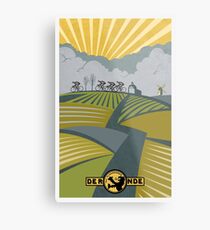 Lienzo metálico Cartel de ciclismo Retro Vlaanderen