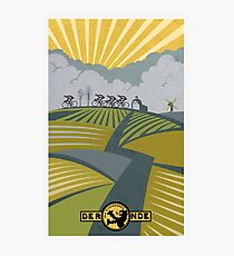 Lámina fotográfica Cartel de ciclismo Retro Vlaanderen