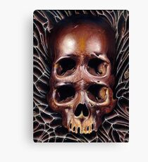 4 eyed skull Canvas Print