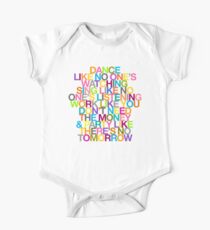 DANCE LIKE THERE'S NO TOMORROW One Piece - Short Sleeve