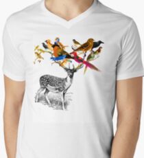 DEER BIRDY Men's V-Neck T-Shirt