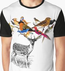 DEER BIRDY Graphic T-Shirt