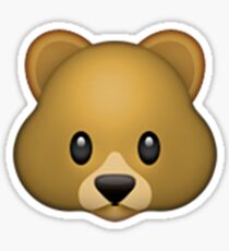 Emoji Bär Sticker