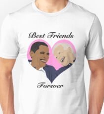 Joe and Barack Besties for Life Unisex T-Shirt