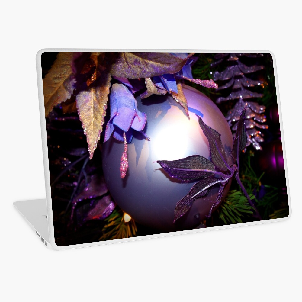 Purple Holiday Laptop Folie