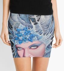 chine-goddess of winter Mini Skirt