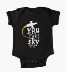 You can't take the sky from me - white text variant One Piece - Short Sleeve