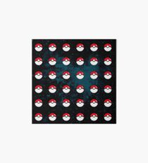 Pokeball Pattern Art Board