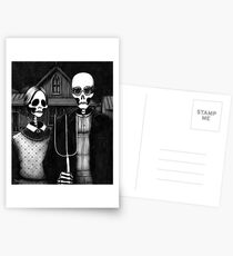 Skeleton (Even More) Gothic Postcards