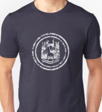 Wolfsburg Logo (Distressed - White) Unisex T-Shirt