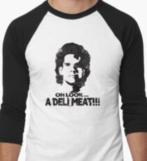 Heavyweights: Oh Look.. A Deli Meat!!! Black Men's Baseball ¾ T-Shirt