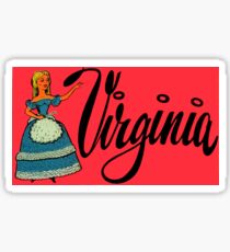 Virginia Vintage Travel Decal Sticker