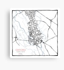 Oxford (blue) Canvas Print
