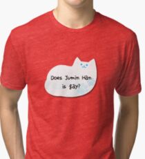 Does Jumin Han is gay? Tri-blend T-Shirt