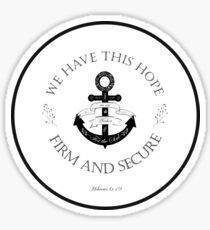 Christian Anchor Sticker
