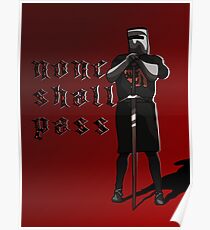 None Shall Pass Poster