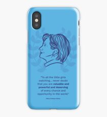 Hillary Clinton Inspiring Quote iPhone Case