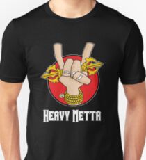 Heavy Metta - Dharma Metal horns (color) Unisex T-Shirt