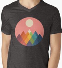 Rainbow Peak Men's V-Neck T-Shirt
