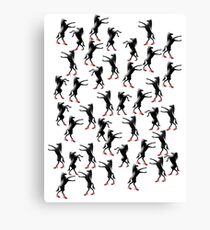 horse shoes Canvas Print